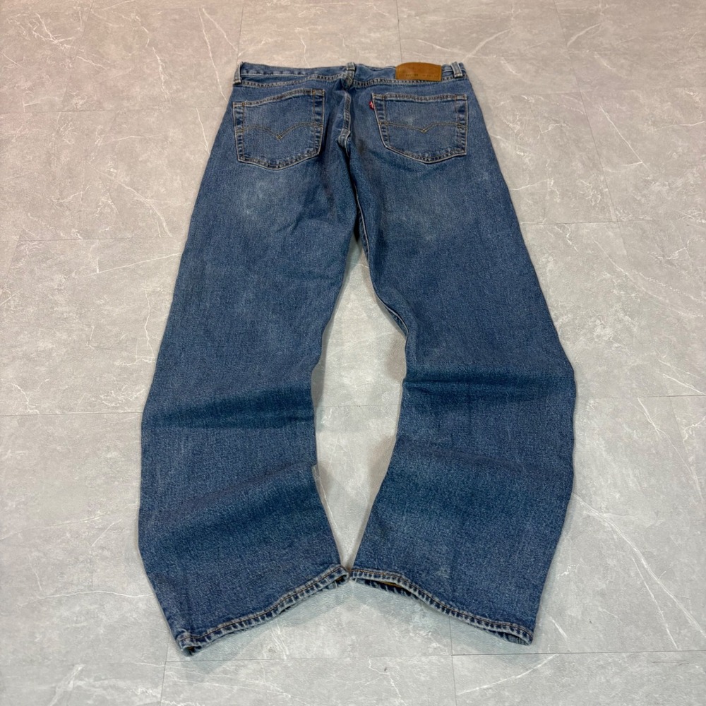 Levis Premium 501 93 Straight Leg Jeans Mens 33x32 Medium Wash Blue Denim